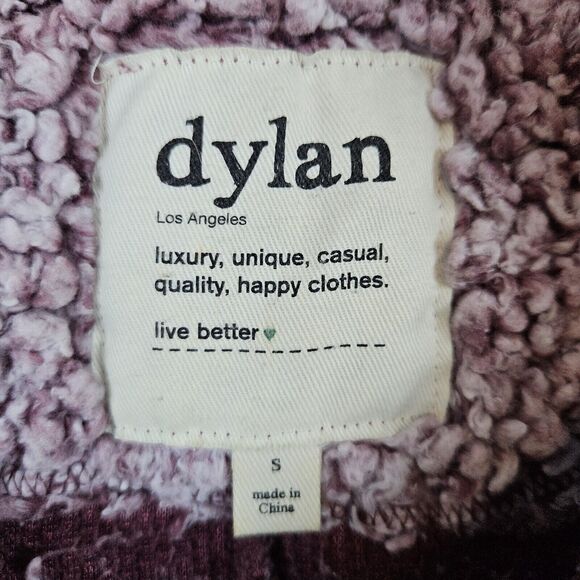 Dylan Women's Mottled Pink Size S Quarter‎ Zip Sherpa/Fleece Faux Fur Pullover - Picture 7 of 16